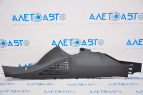 Rear pillar trim lower right Lexus CT200h 11-17 black, worn