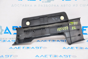 Door sill trim rear left Lexus CT200h 11-17 black, scratch