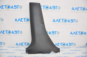 Center pillar trim lower left Lexus CT200h 11-17 black, worn