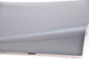 Center pillar trim lower left Lexus CT200h 11-17 black, worn