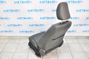 Passenger seat Lexus CT200h 11-11 without airbag, mechanical, leather black
