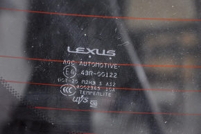 Rear glass of the trunk door Lexus CT200h 11-13 tinted, scratches