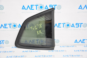 Rear right window, fixed glass, VW Tiguan 18-24, matte, tinted