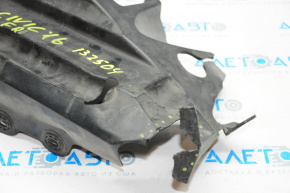 Right radiator deflector Honda Civic X FC 16-18 torn