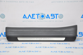 Front right door sill plate for Infiniti QX50 19-25, black with chrome