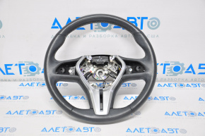 Steering wheel bare Infiniti QX50 19-20 black leather, without buttons
