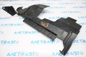 Radiator deflector left Nissan Versa 12-19 usa 1.6