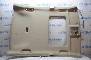 Headlining Honda Accord 13-15 beige under the sunroof, creased at the edge. for dry cleaning