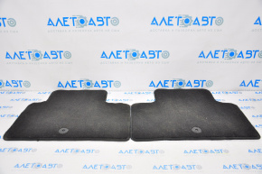 Set of floor mats for Infiniti QX50, 19-25 pile, black
