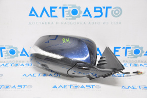 Side mirror right assembly Infiniti QX50 19-20 16 pins, auto warehouse, camera, turn signal blue