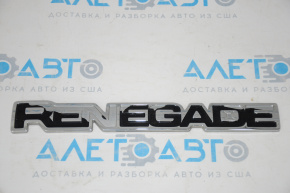 Emblem inscription Renegade front right Jeep Renegade 15-23 paint peeled off