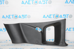 Rear Trunk Pillar Cover Right Jeep Renegade 15-16 Black, Without Belt Plug