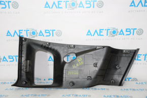 Rear Trunk Pillar Cover Right Jeep Renegade 15-16 Black, Without Belt Plug