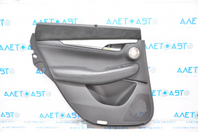 Door trim panel, rear left, Infiniti QX50 19-20 BOSE, black