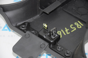 Upper center pillar trim belt left Ford Explorer 11-15 black, broken latch