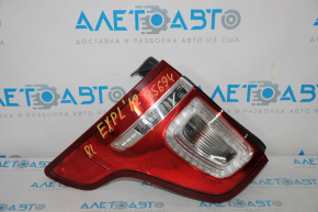 Left headlight Ford Explorer 11-15 prerest halogen