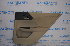 Rear right door panel for Honda Accord 13-17, beige leather