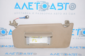 Left sun visor for Honda Accord 13-17 beige