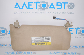 Left sun visor for Honda Accord 13-17 beige