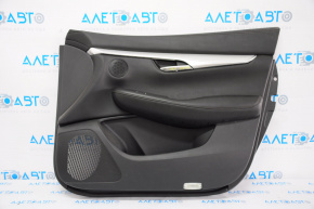 Door trim card front right Infiniti QX50 19-20 black