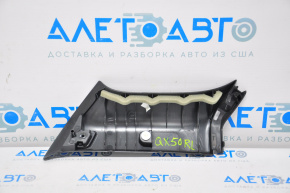 Rear pillar trim left Infiniti QX50 19-25 front, black