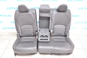 Rear row of seats 2nd row Infiniti QX50 19-20 leather black, perforation