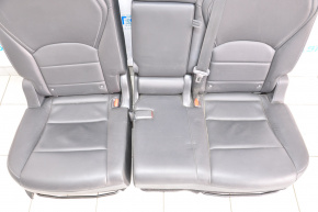 Rear row of seats 2nd row Infiniti QX50 19-20 leather black, perforation