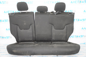 Rear row of seats 2nd row Jeep Renegade 15-20 rag black, dirty, for dry cleaning
