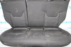 Rear row of seats 2nd row Jeep Renegade 15-20 rag black, dirty, for dry cleaning