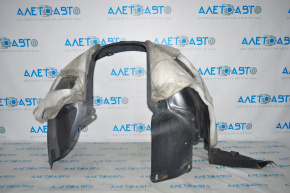 Front left fender liner Ford Explorer 11-15 pre-restoration torn fastening