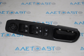 Front left window lift control Jeep Renegade 15-23 black, auto, with black trim