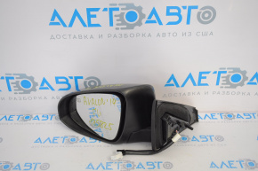 Left side mirror complete Toyota Avalon 13-18 10 pins, turn signal, heated, black, scratches