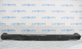 Left threshold Toyota Avalon 13-18 black, dented, scratches, tear of fastening
