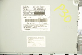 Radio, Tape recorder, Panel Toyota Prius 30 10-12 prerest