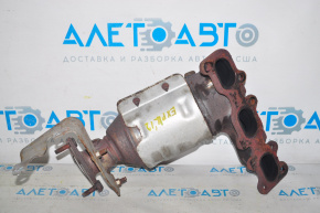 Front exhaust manifold with catalytic converter Ford Explorer 11-15 3.5