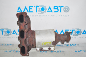 Exhaust manifold rear with catalytic converter Ford Explorer 11-15 3.5