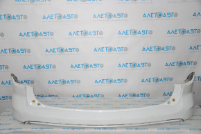 Rear bumper upper part Ford Explorer 11-15 prerest white, cracks