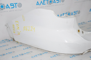 Rear bumper upper part Ford Explorer 11-15 prerest white, cracks
