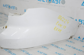 Rear bumper upper part Ford Explorer 11-15 prerest white, cracks