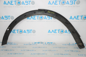 Front left wing arch trim Ford Explorer 11-15 pre-restoration, scuffing, broken guide, broken fastener