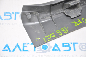 Front right threshold trim Toyota Prius 30 10-11 dark gray, worn, broken guide