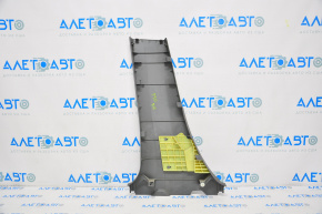 Center pillar trim lower right Toyota Prius 30 10-11 dark gray
