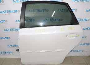 Door bare rear left Toyota Prius V 12-17 white 070