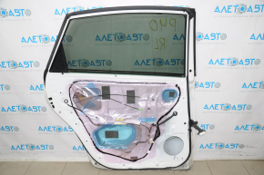 Door bare rear left Toyota Prius V 12-17 white 070