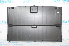 The trunk floor of the Toyota Prius V 12-17 beige