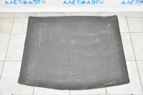 Jeep Compass 17-24 Trunk Mat Cloth-Rubber, Black