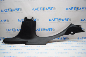 Door sill trim rear right Jeep Compass 17-24 black, rubbed