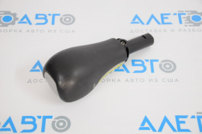 Gear knob Jeep Compass 17-22 leather, gray overlay, worn