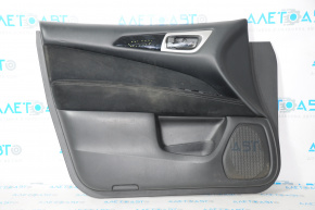 Door trim card front left Nissan Pathfinder 13-16 black cloth, scratch