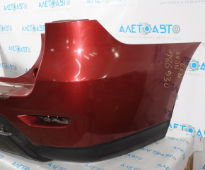 Bare rear bumper Nissan Pathfinder 13-16 prerest, red
